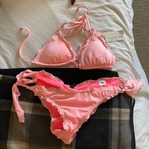 Chyna Dolls Pink Ruffle Bikini